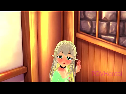 ❤️ (فخ) تساعدك خادمة Elvish على غسل وجهك. الإباحية محلية الصنع